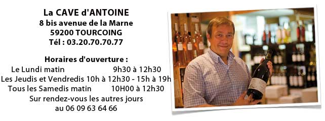 Les horaires de la Cave d'Antoine à Tourcoing