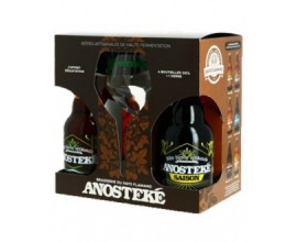 Bières ANOSTEKE Coffret 4*33cl + 1 verre -