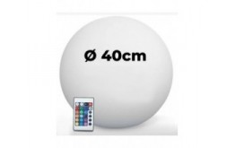 BOULE LUMINEUSE LED SOLAIRE 40 Cm -