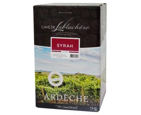 SYRAH - Bib 5 litres - ARDECHE -12°