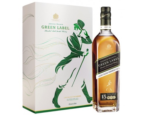 WHISKY JOHNNIE WALKER 15 ans GREEN + 2 Verres -43°