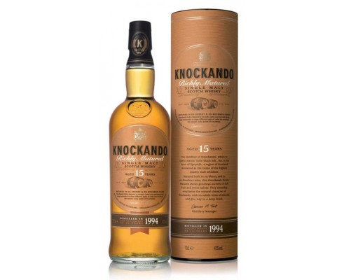 KNOCKANDO RICHLY MATURED 15 ANS (étui) -43°