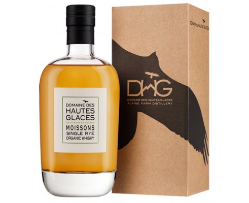 Whisky MOISSONS SINGLE RYE ORGANIC - HAUTES GLACES -44°8