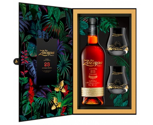 Rhum RON ZACAPA 23 ans Coffret 2 verres -