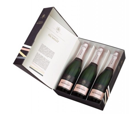 Champagne HENRIOT Rosé (Etui 3 Bt) -