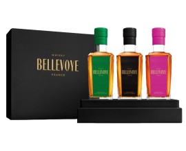 Whisky BELLEVOYE Coffret Vert + Noir + Prune -41°
