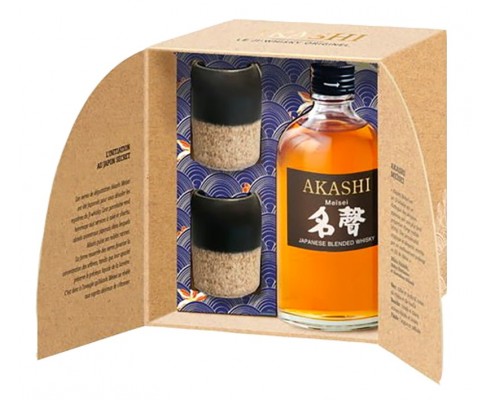 Coffret AKASHI Meïsei + 2 Japanese- Whisky Japonais -40°