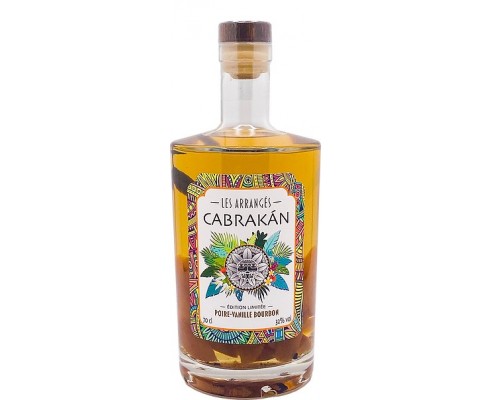 Rhum POIRE-VANILLE BOURBON ARRANGÉ CABRAKÀN -32°