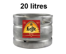 Bières LEFFE RUBY 20 litres -5°