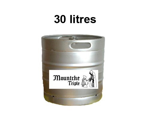 Bières MOUNTCHE Triple - Fût 30 Litres -7°7