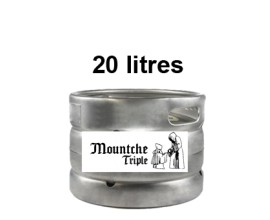 Bières MOUNTCHE Triple - Fût 20 litres -7°7