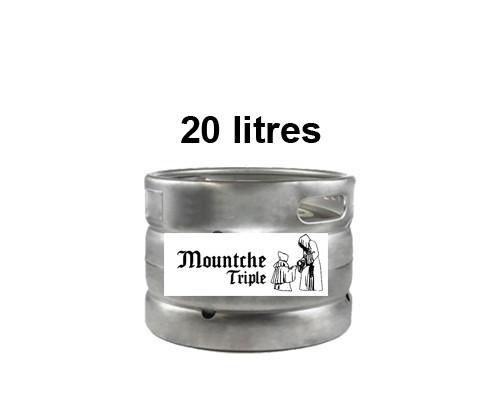 Bières MOUNTCHE Triple - Fût 20 litres -7°7