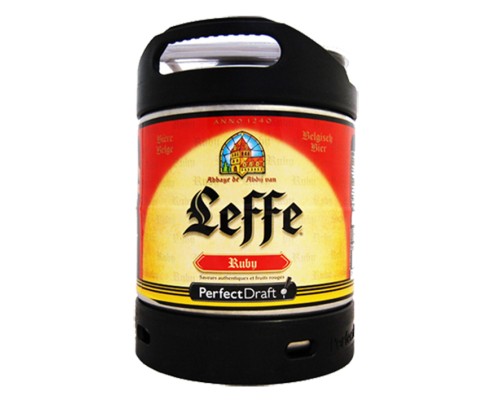 Bières LEFFE RUBY Fût 6 litres - Perfectdraft -5°