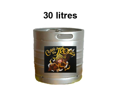 Bières CUVÉE DES TROLLS - Fût 30 litres -7°