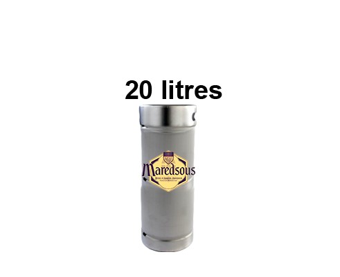Bières MAREDSOUS Blonde - Fût 20 litres -6°