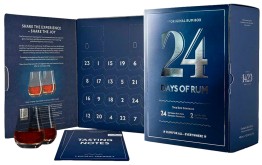 Rhum CALENDRIER 24 Days of Rum Box découverte rhum 24*2 -40°