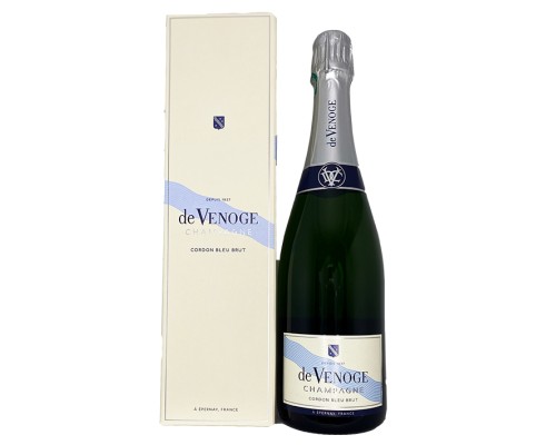 Champagne DE VENOGE Cordon Bleu Brut (étui Cx) -