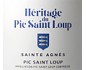 Cuvée Sainte Agnès rouge - Héritage Pic Saint Loup 2021