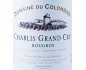 CHABLIS Grand cru Bougros -Domaine du Colombier 2022-12°5