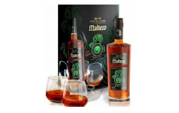 Rhum MALTECO 15 ans RESERVA MAYA + 2 VERRES -40°