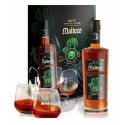 Rhum MALTECO 15 ans RESERVA MAYA + 2 VERRES -40°