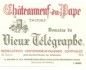 TELEGRAMME - 2ème vin du Vieux Télégraphe 2020-14°