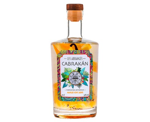 Rhum MANGUE KIWI JAUNE - ARRANGÉ CABRAKÀN -32°