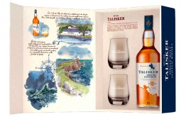 TALISKER 10 ANS Coffret 2 verres -45°8